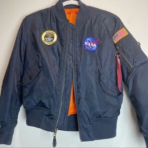 NASA MA-1 Flight Bomber Jacket from Alpha Industries Size Medium